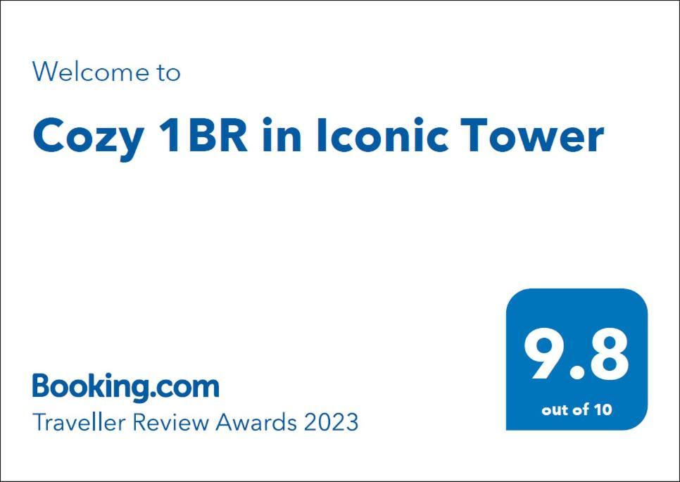 Apartamento Cozy 1Br In Iconic Tower Abu Dabi Exterior foto